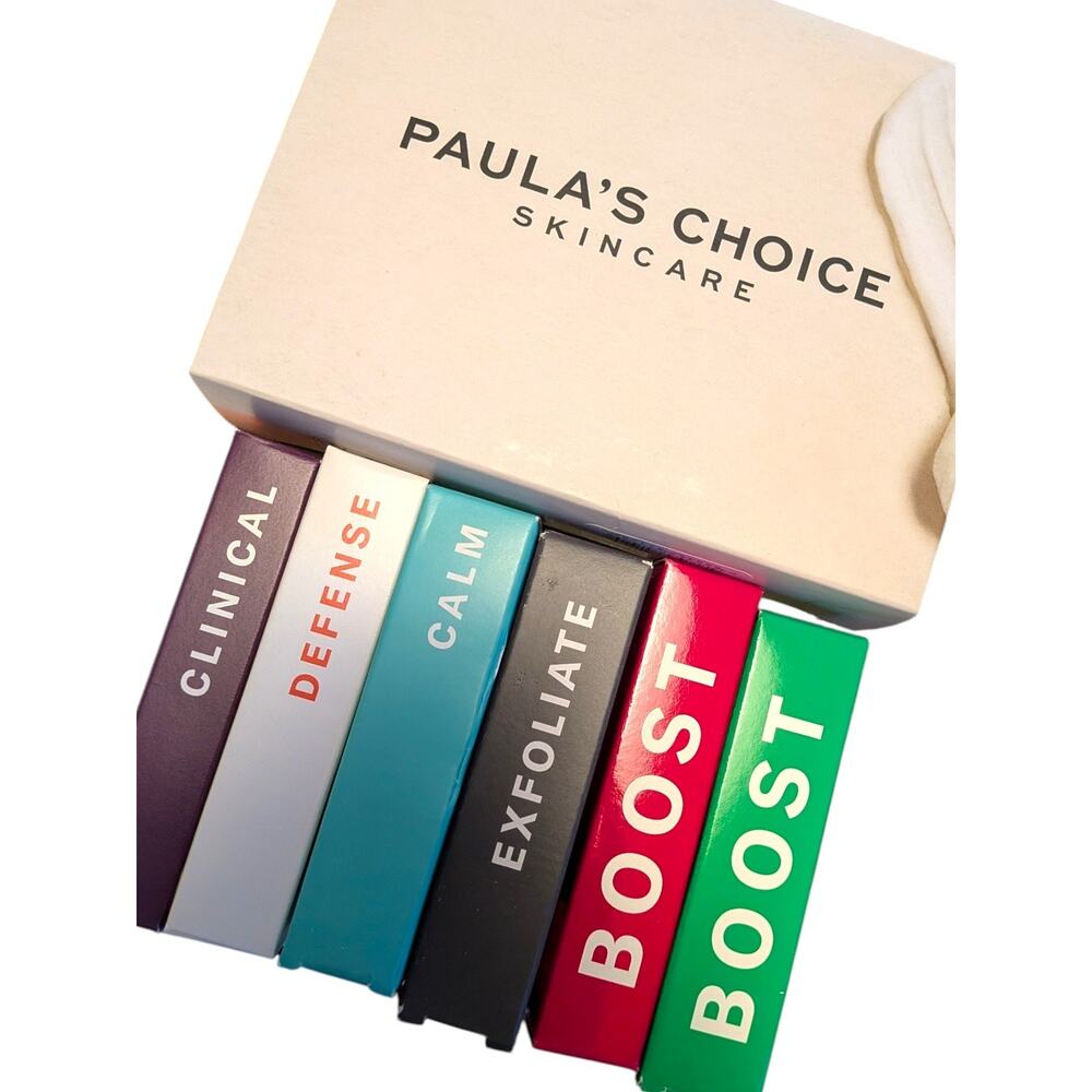 Paula's Choice Skincare Travel Gift Set 6 Piece Boxed Bundle *AA